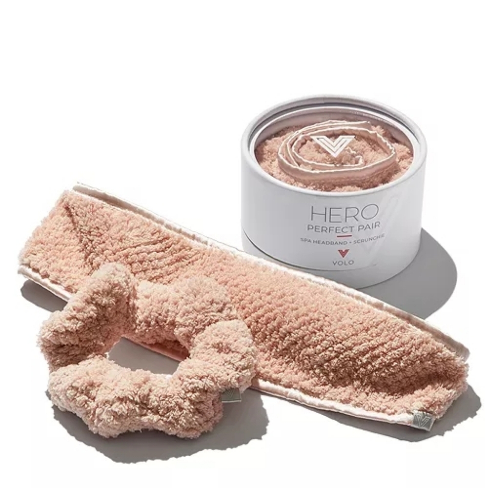 VOLO BeautyHero Perfect Pair Spa Headband and Scrunchie